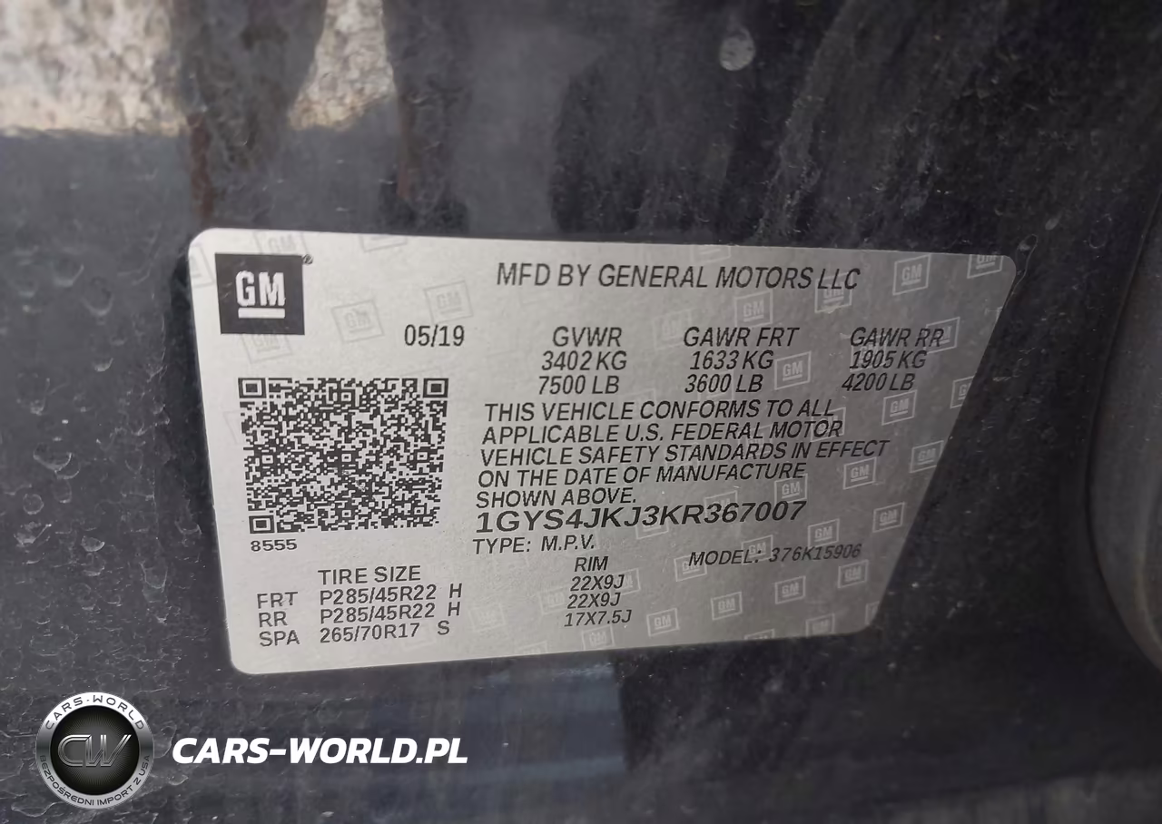 2019 Cadillac Escalade Esv Premium Luxury VIN:1GYS4JKJ3KR367007 - 9