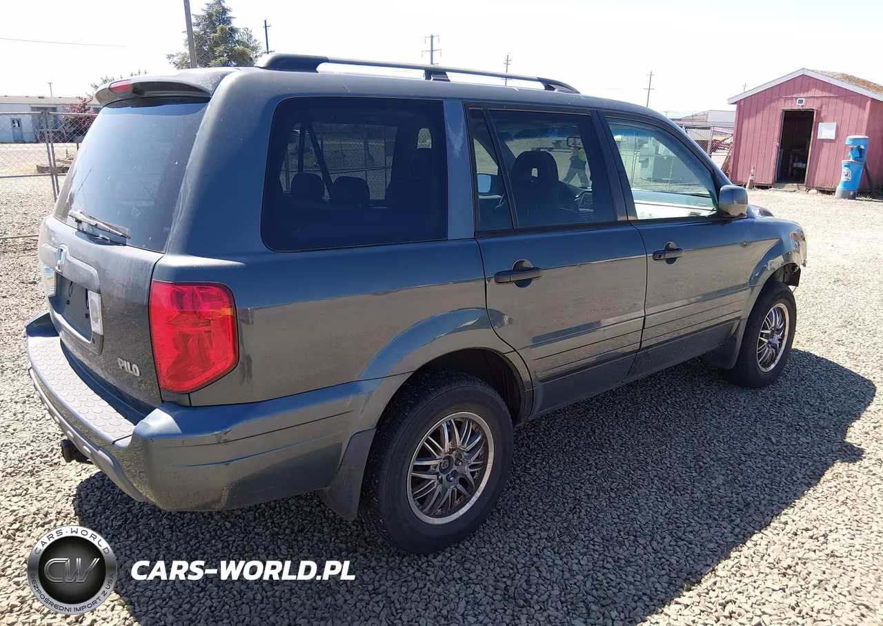 2005 Honda Pilot Ex-L VIN:2HKYF18665H569672 - 4