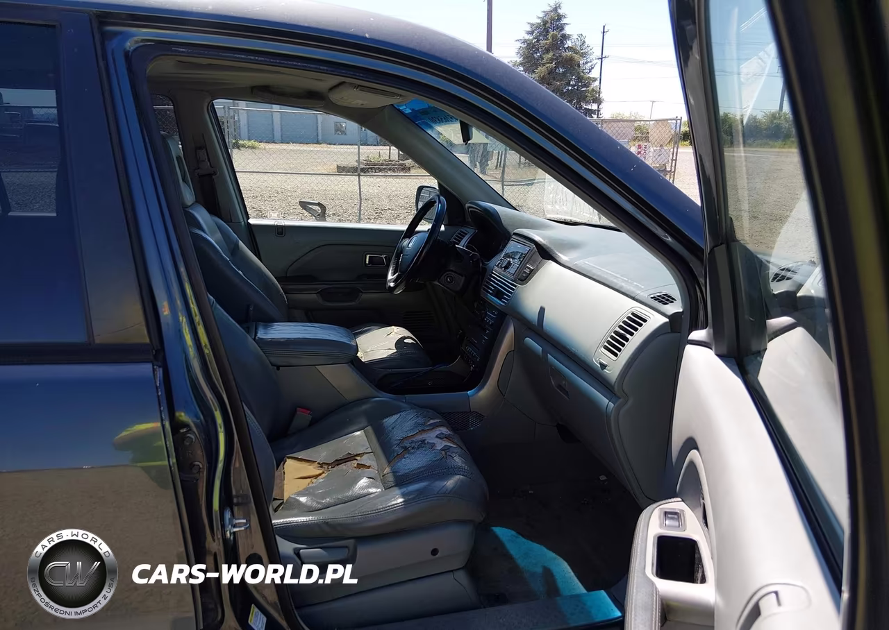 2005 Honda Pilot Ex-L VIN:2HKYF18665H569672 - 5