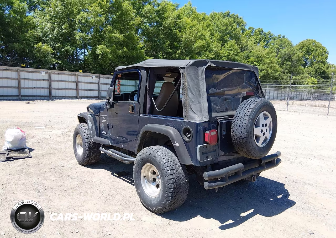 2000 Jeep Wrangler Sport VIN:1J4FA49S7YP748213 - 3