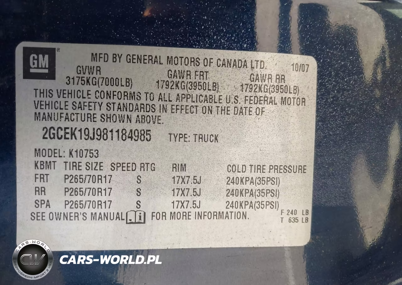 2008 Chevrolet Silverado 1500 Lt1 VIN:2GCEK19J981184985 - 9