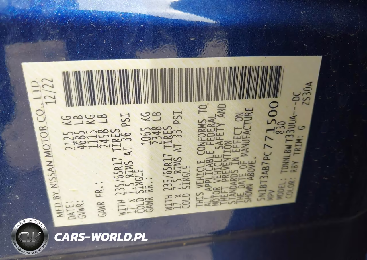 2023 Nissan Rogue S Intelligent Awd VIN:5N1BT3AB7PC771500 - 9