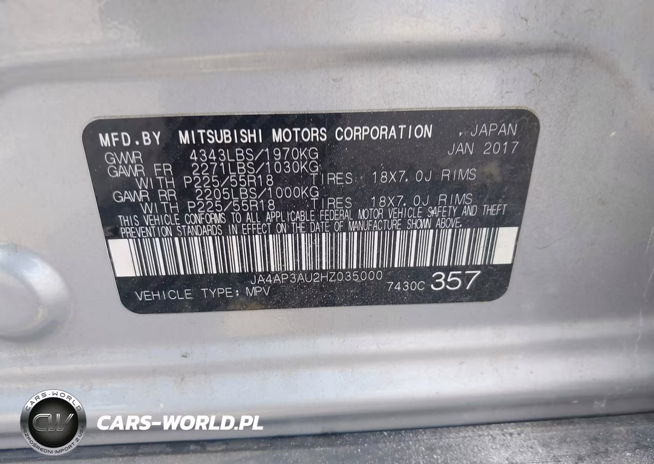 2017 Mitsubishi Outlander Sport 2.0 Le VIN:JA4AP3AU2HZ035000 - 9