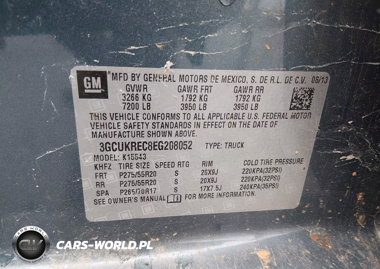 2014 Chevrolet Silverado 1500 1Lt VIN:3GCUKREC8EG208052 - 9