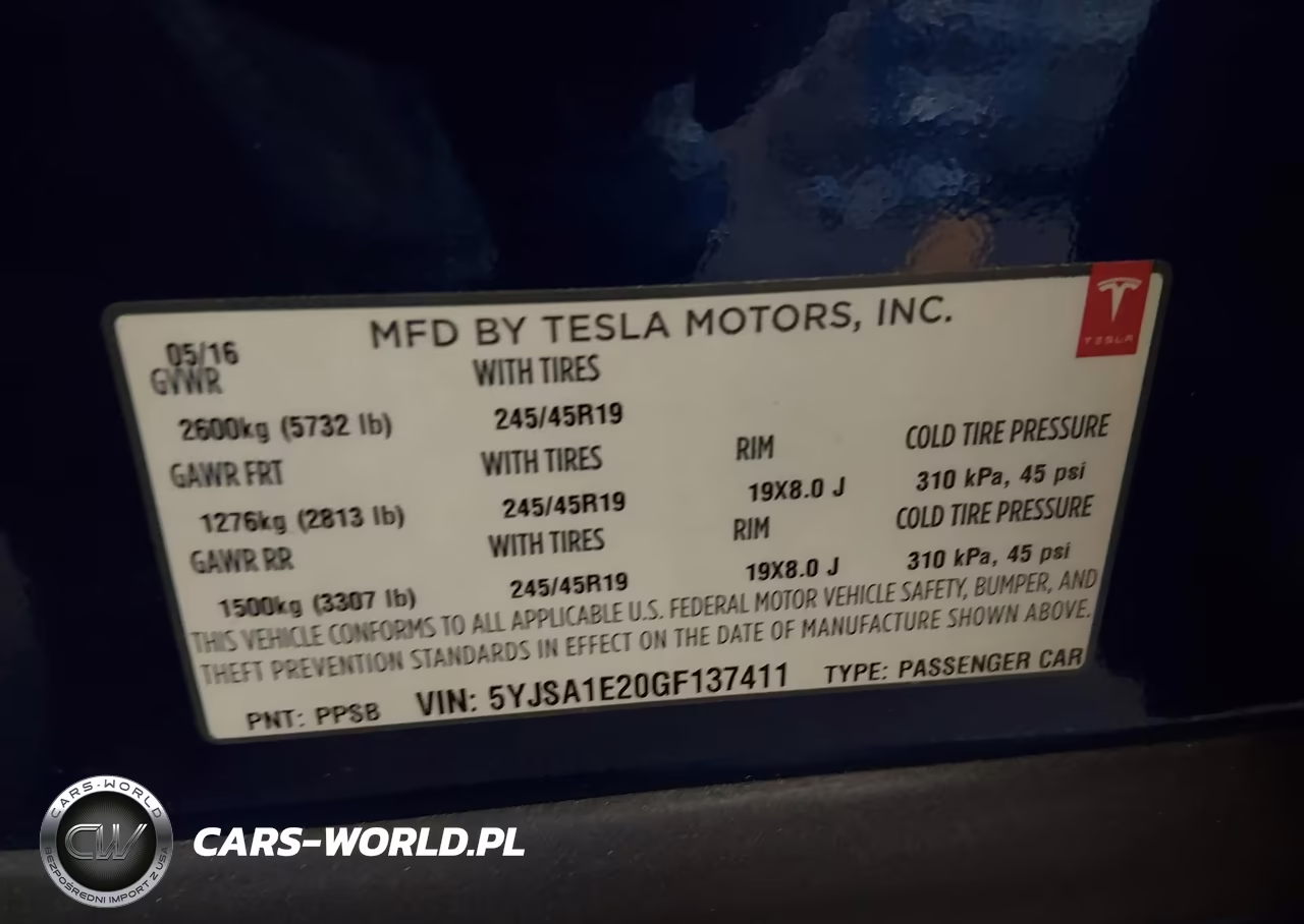2016 Tesla Model S VIN:5YJSA1E20GF137411 - 9