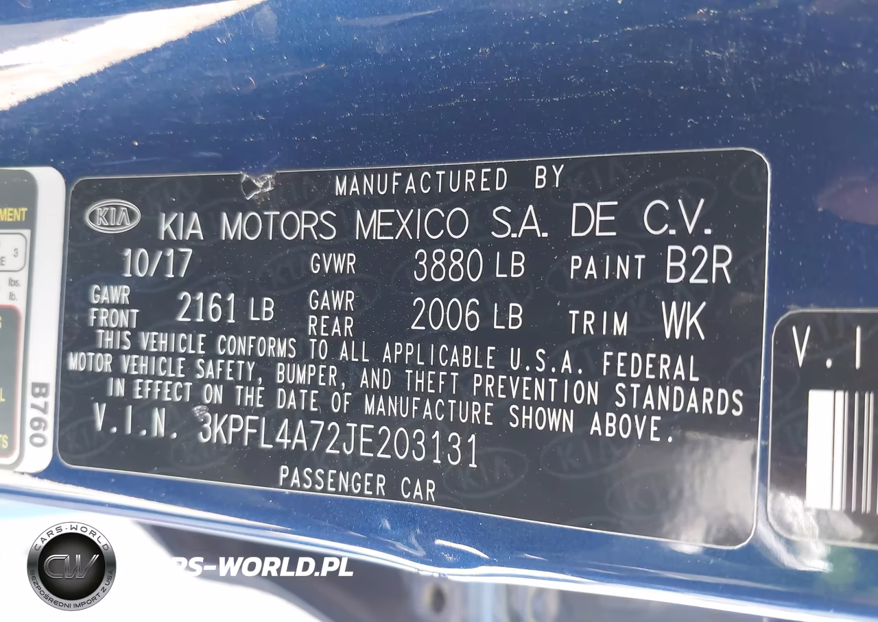 2018 Kia Forte Lx VIN:3KPFL4A72JE203131 - 9
