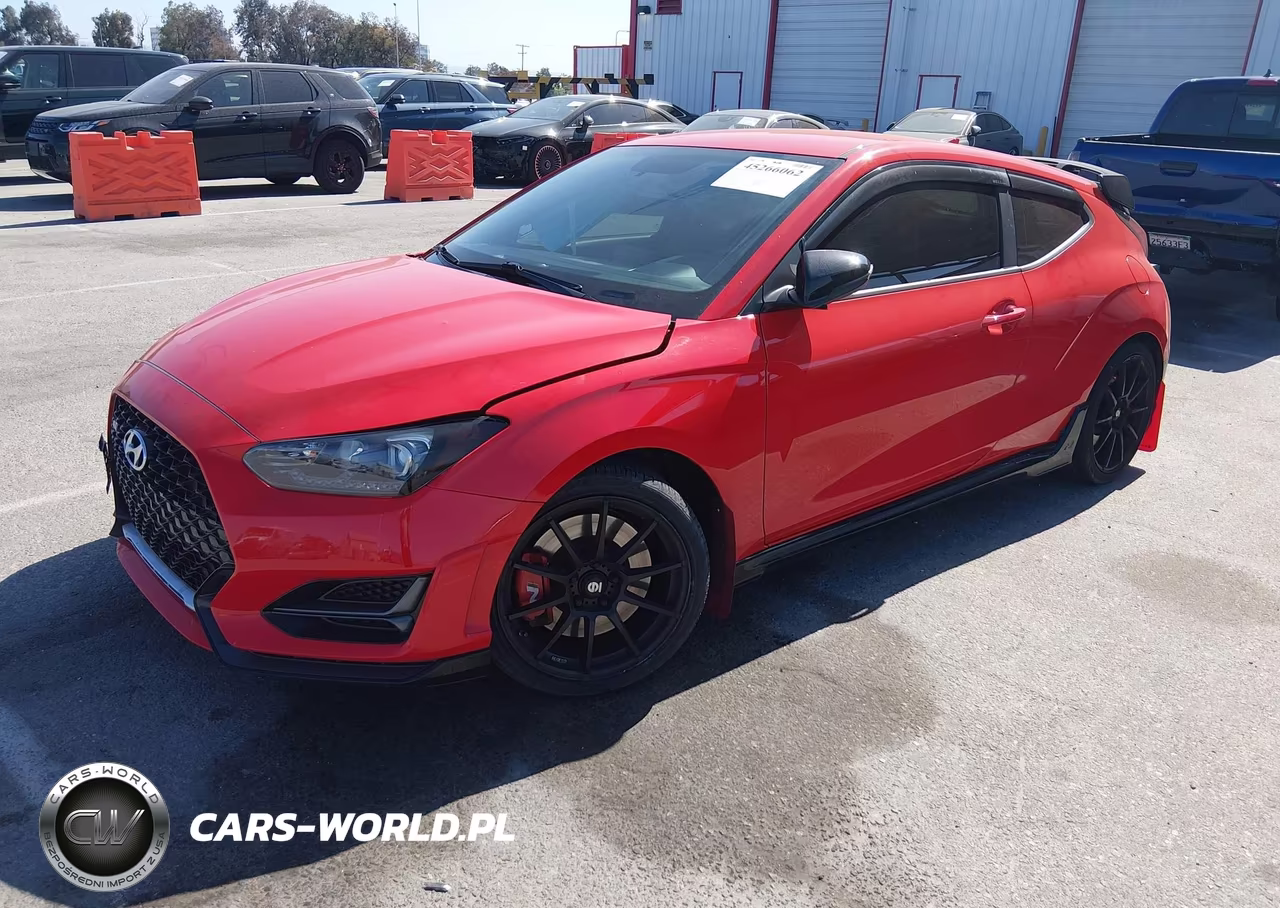 2020 Hyundai Veloster N VIN:KMHT36AH6LU007457 - 2