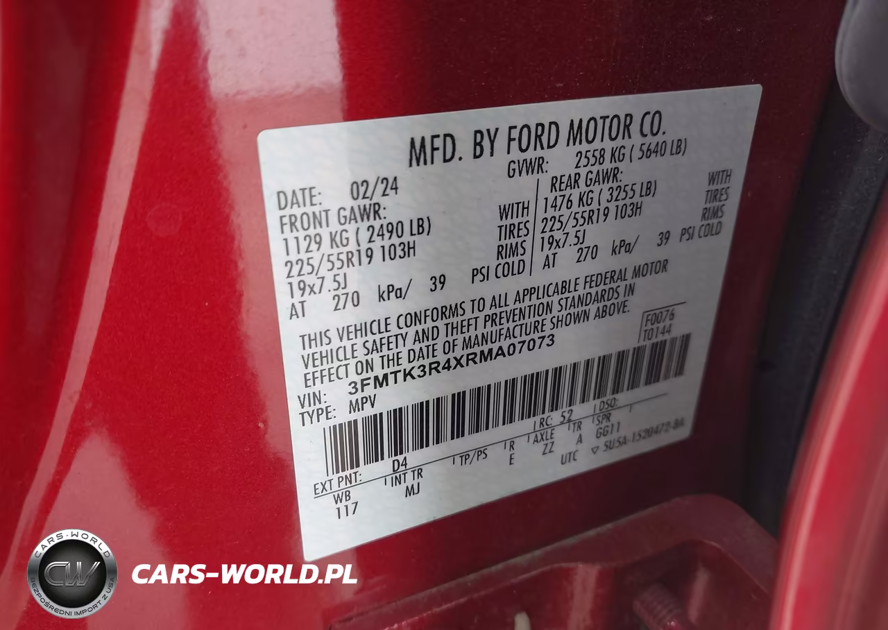 2024 Ford Mustang Mach-E Premium VIN:3FMTK3R4XRMA07073 - 9