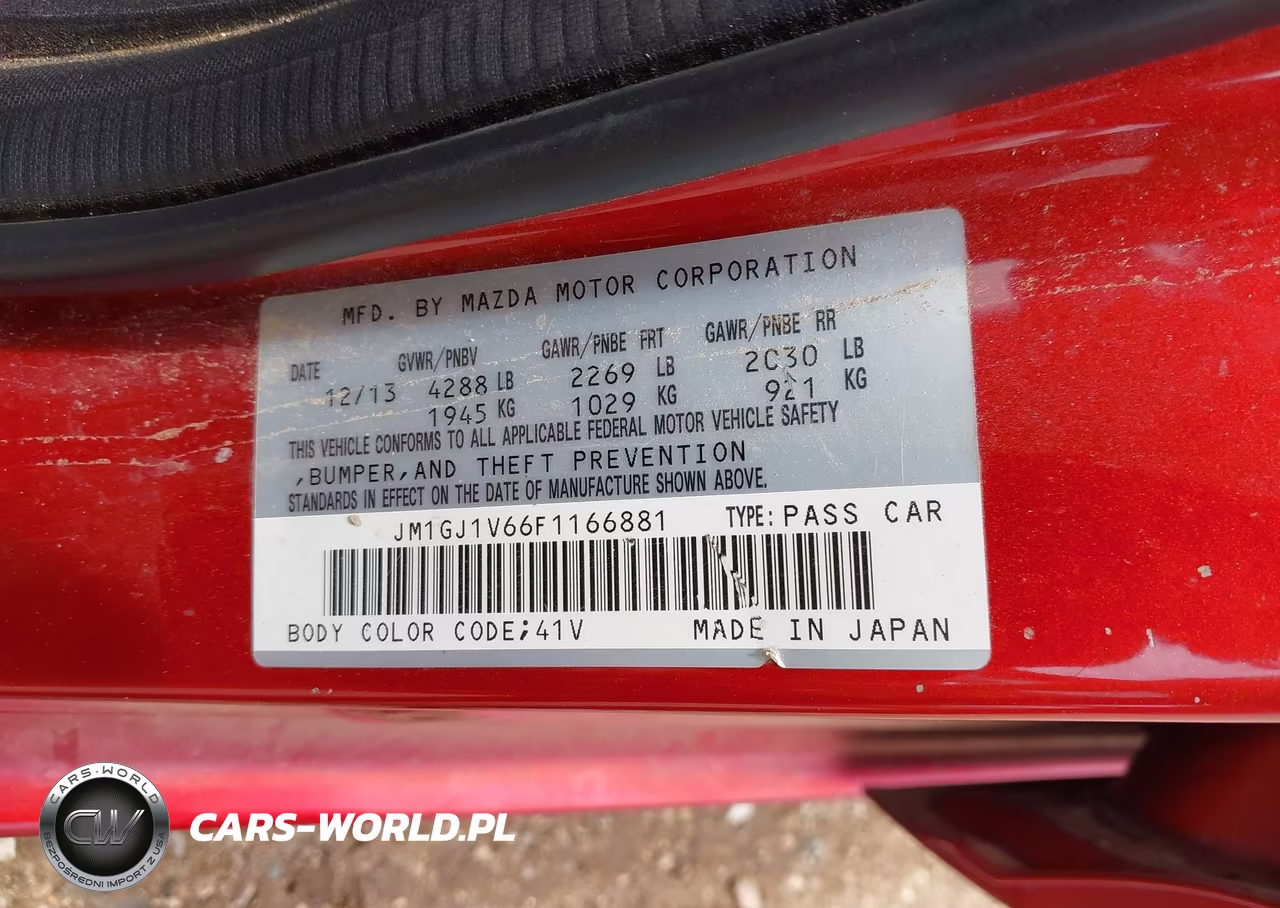 2015 Mazda Mazda6 I Touring VIN:JM1GJ1V66F1166881 - 9