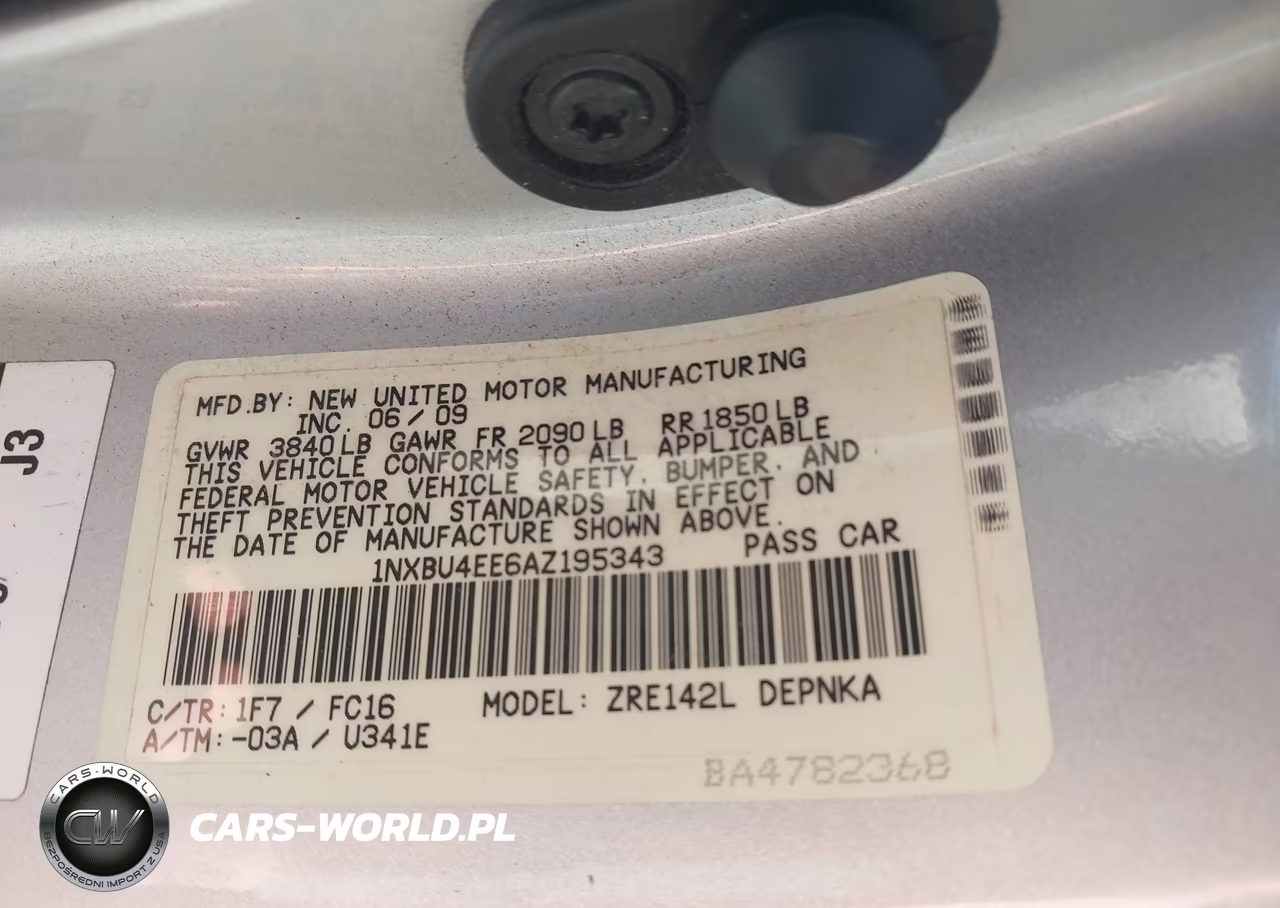 2010 Toyota Corolla Xle VIN:1NXBU4EE6AZ195343 - 9