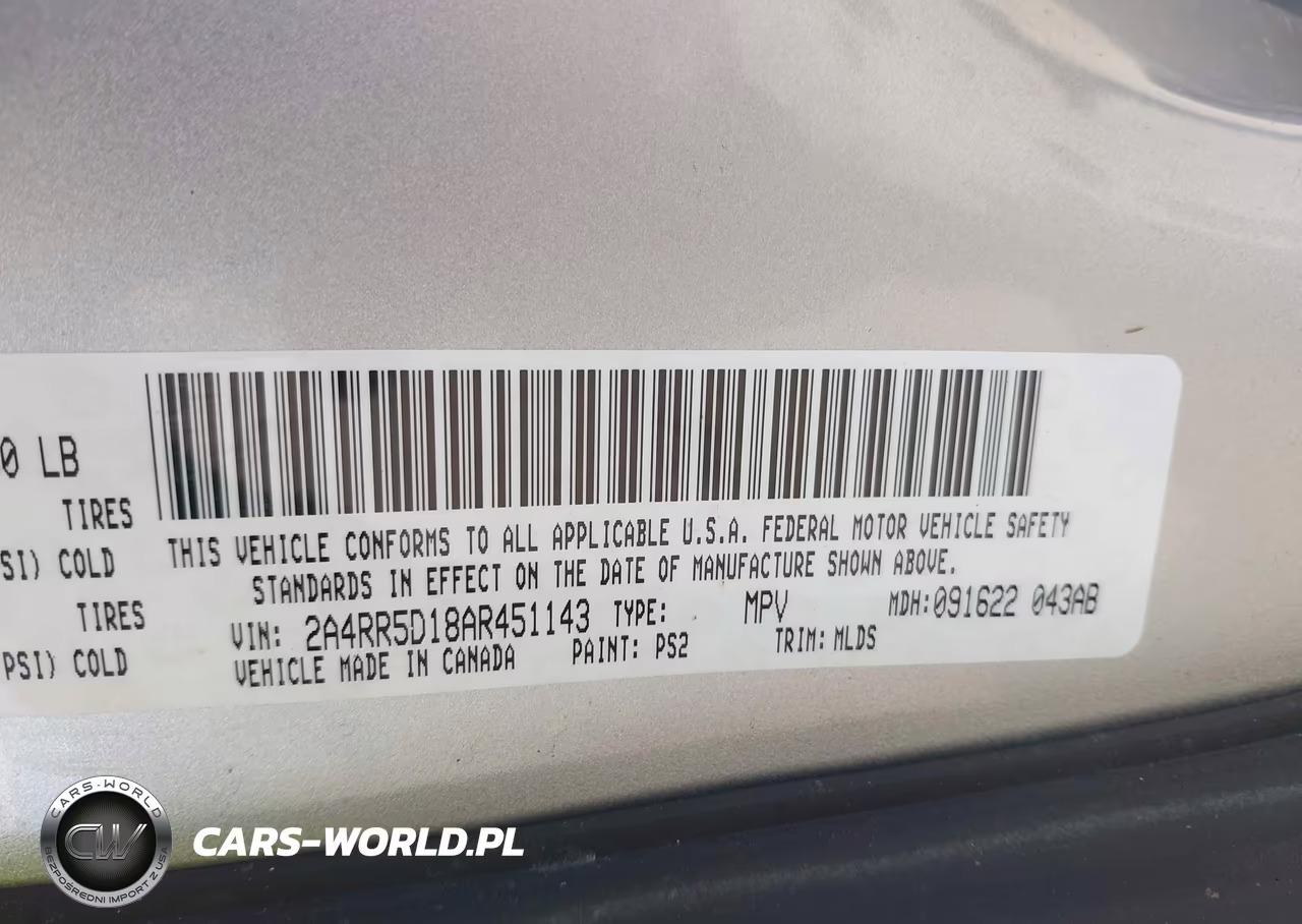 2010 Chrysler Town & Country Touring VIN:2A4RR5D18AR451143 - 9