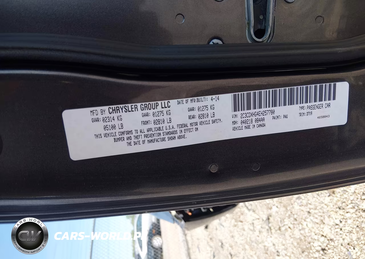 2014 Dodge Charger Sxt VIN:2C3CDXHG4EH257780 - 9