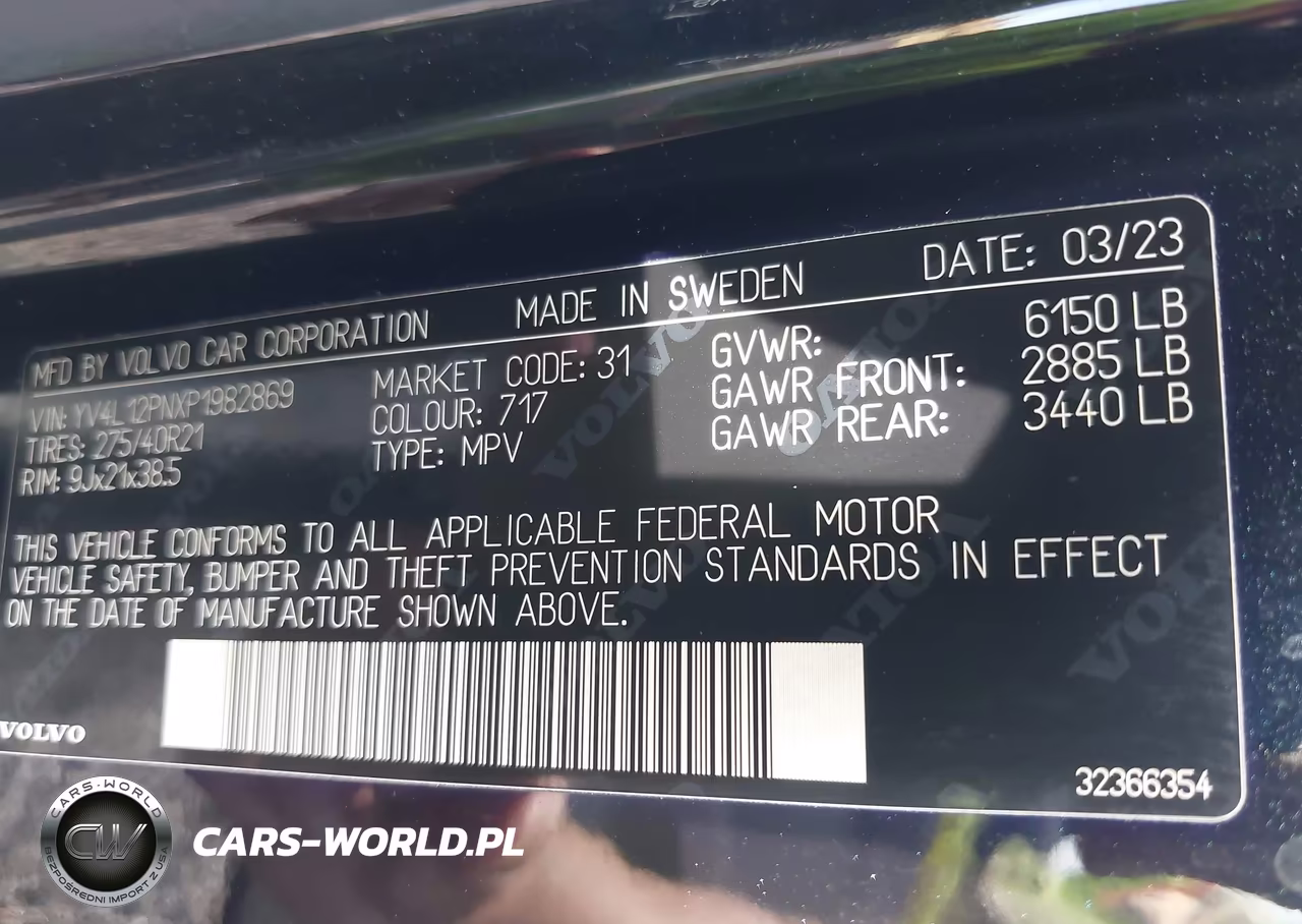 2023 Volvo Xc90 B5 Plus VIN:YV4L12PNXP1982869 - 9