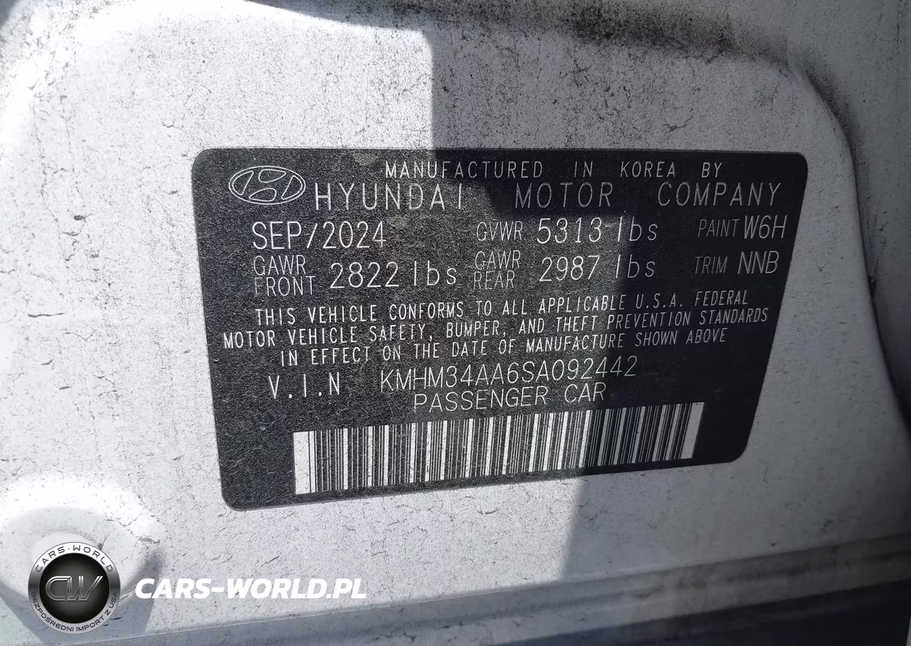 2025 Hyundai Ioniq 6 Sel VIN:KMHM34AA6SA092442 - 9