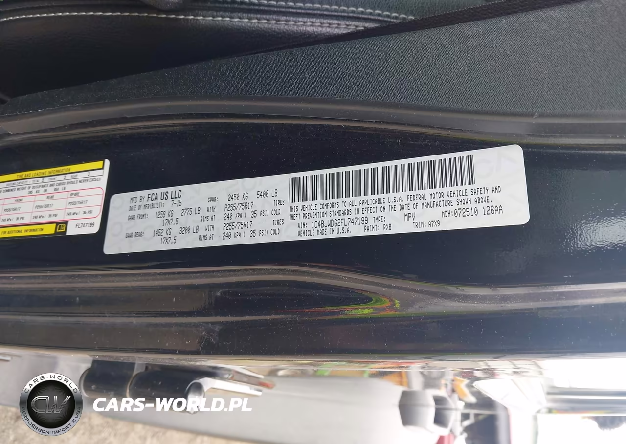 2015 Jeep Wrangler Unlimited Sport VIN:1C4BJWDG2FL747199 - 9