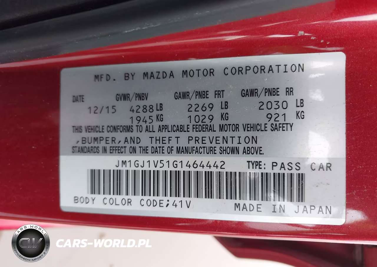 2016 Mazda Mazda6 I Touring VIN:JM1GJ1V51G1464442 - 9