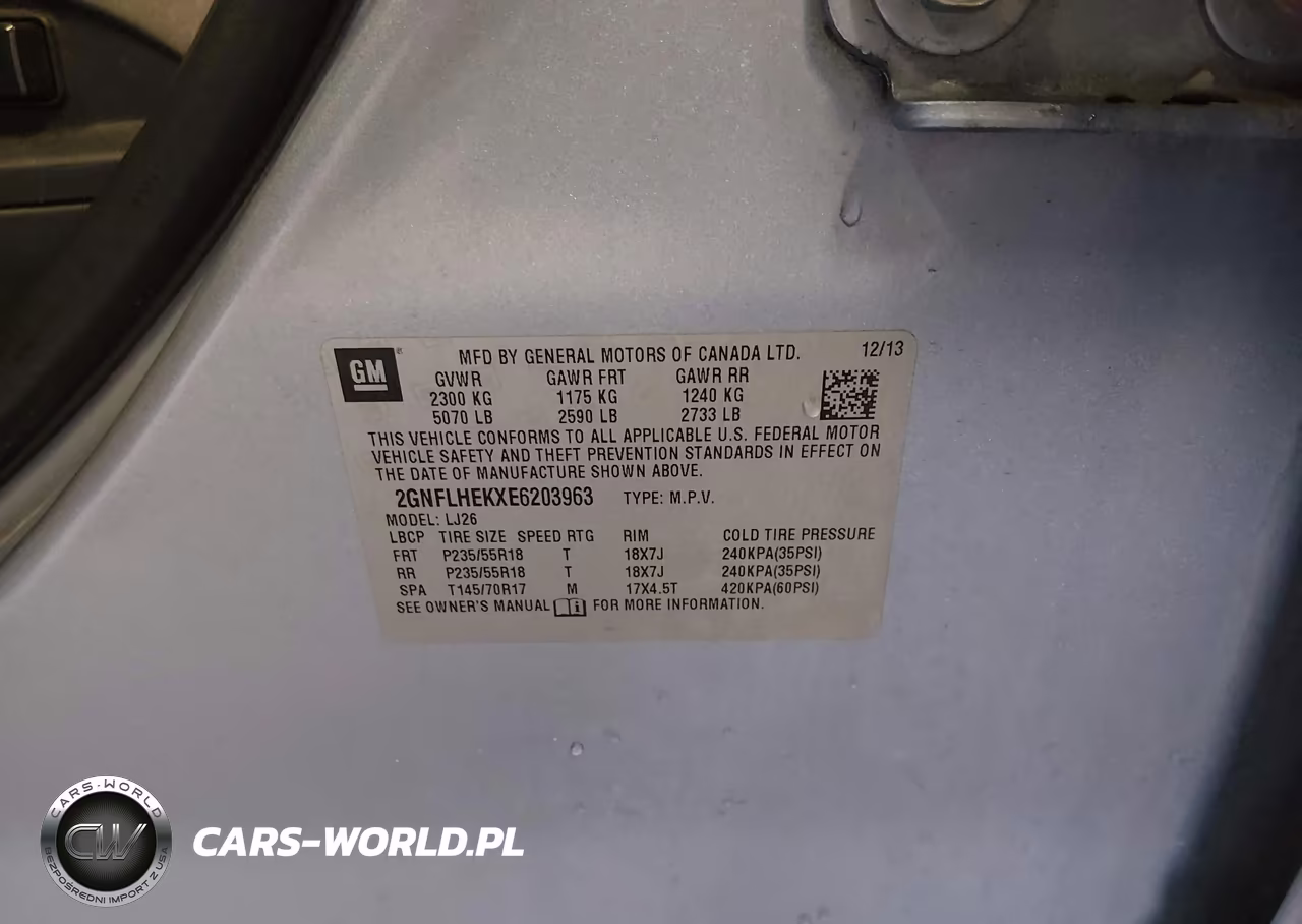 2014 Chevrolet Equinox Ltz VIN:2GNFLHEKXE6203963 - 9