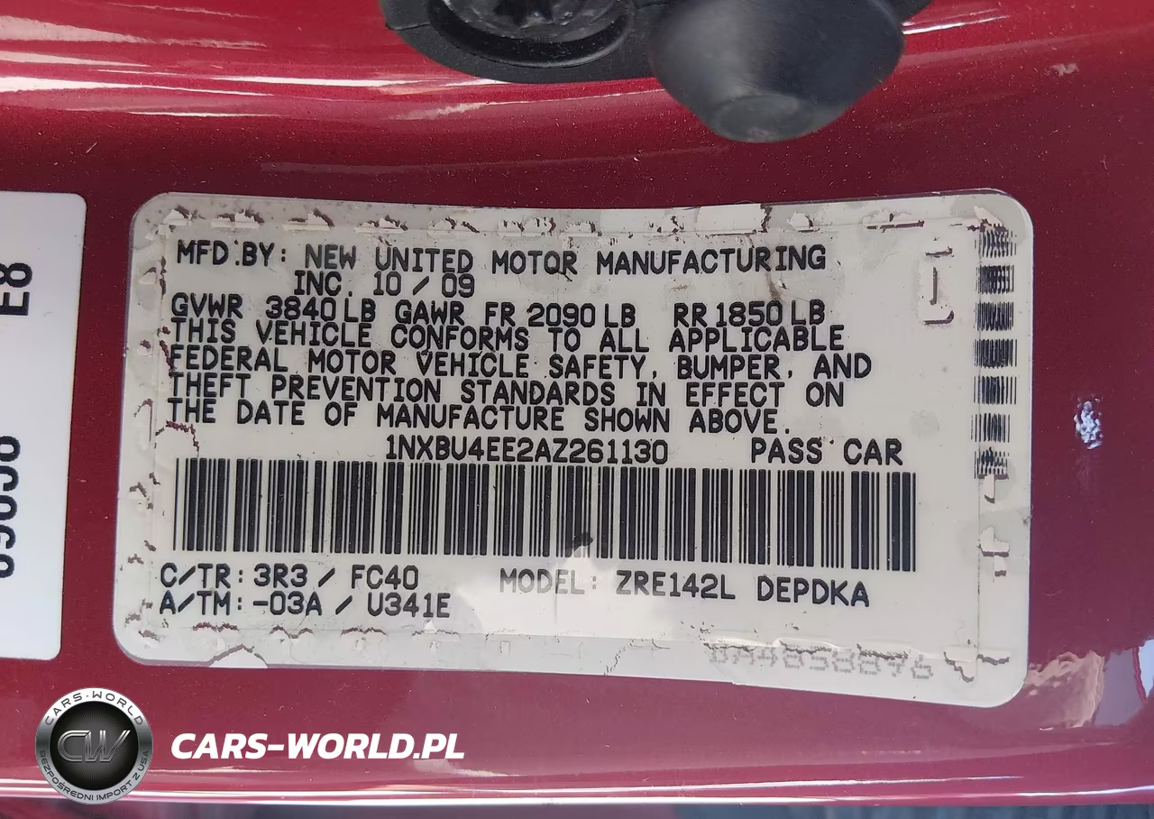2010 Toyota Corolla Le VIN:1NXBU4EE2AZ261130 - 9