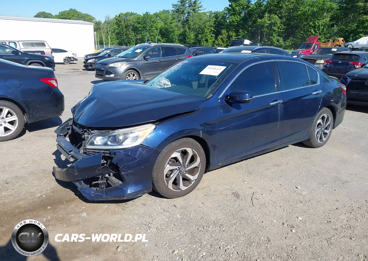 2017 Honda Accord Ex-L V6 VIN:1HGCR3F85HA020706 - 2