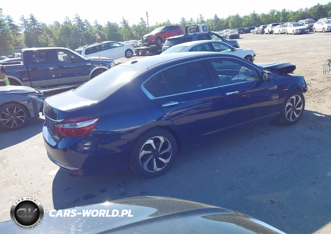 2017 Honda Accord Ex-L V6 VIN:1HGCR3F85HA020706 - 4