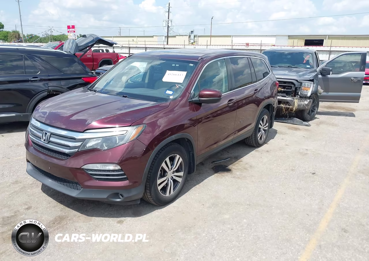 2016 Honda Pilot Exl VIN:5FNYF5H53GB033844 - 2
