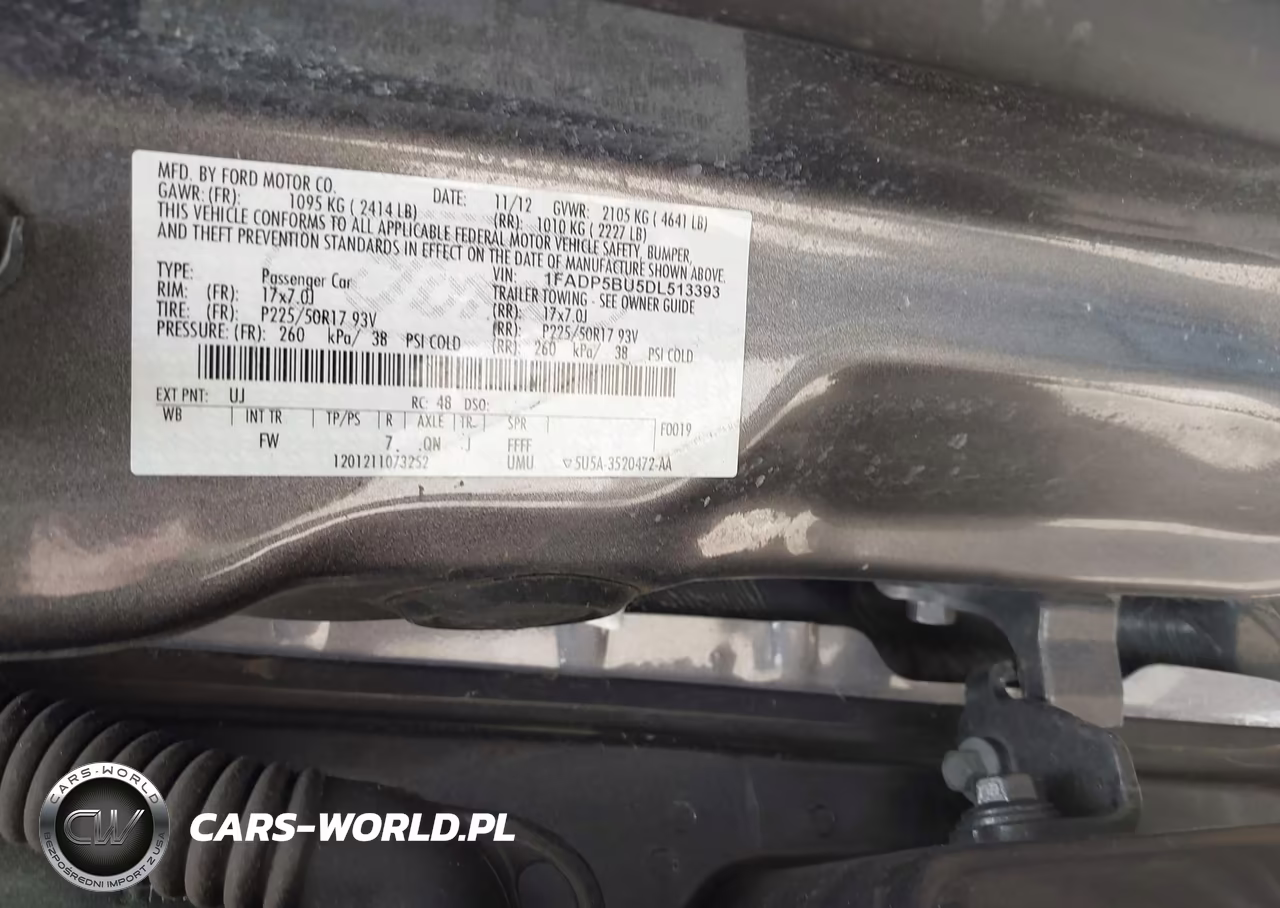 2013 Ford C-Max Hybrid Sel VIN:1FADP5BU5DL513393 - 9