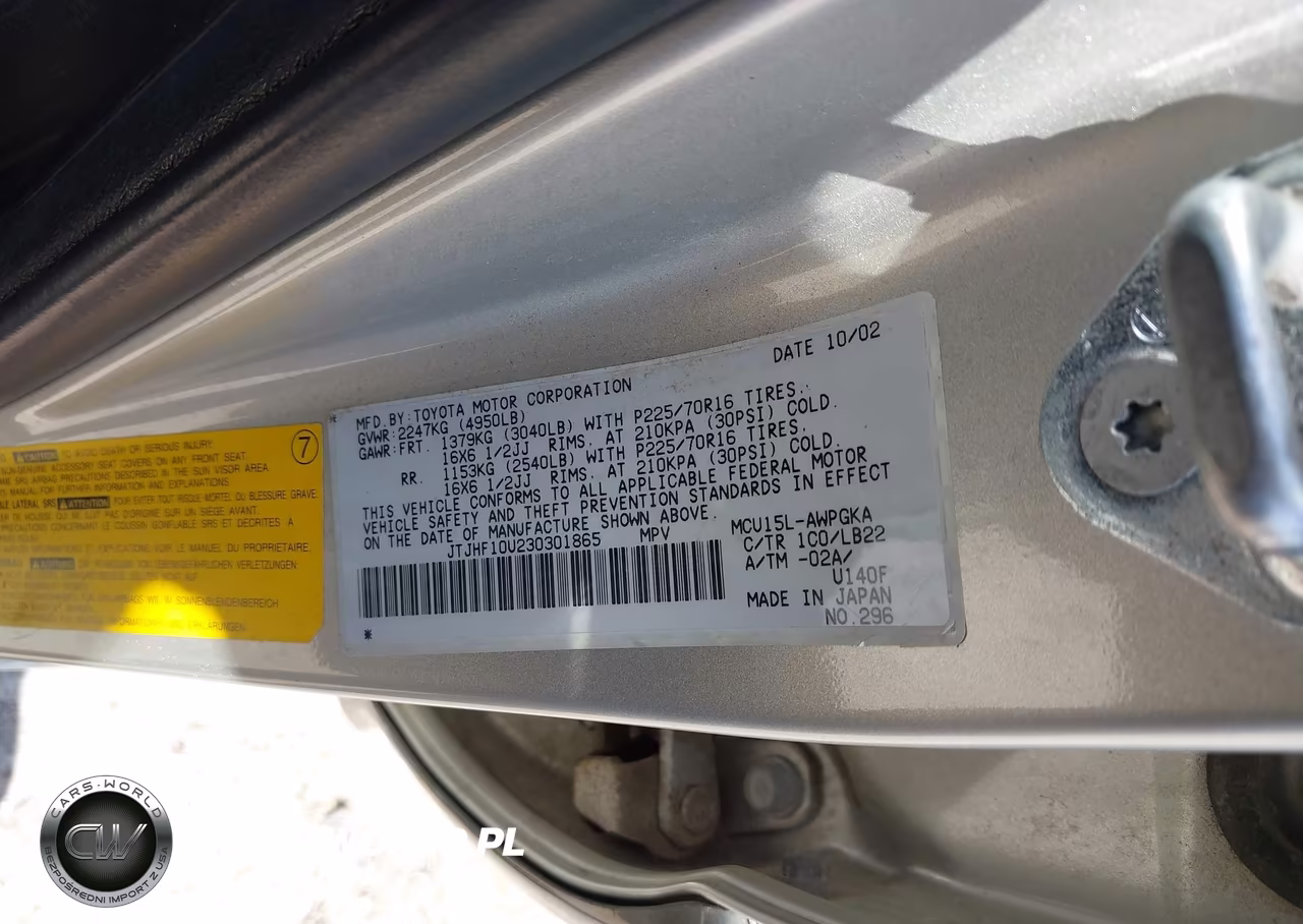 2003 Lexus Rx 300 VIN:JTJHF10U230301865 - 9