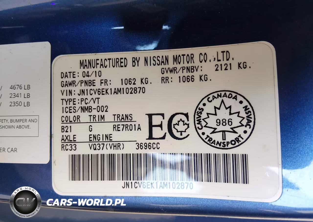 2010 Infiniti G37 Journey VIN:JN1CV6EK1AM102870 - 9