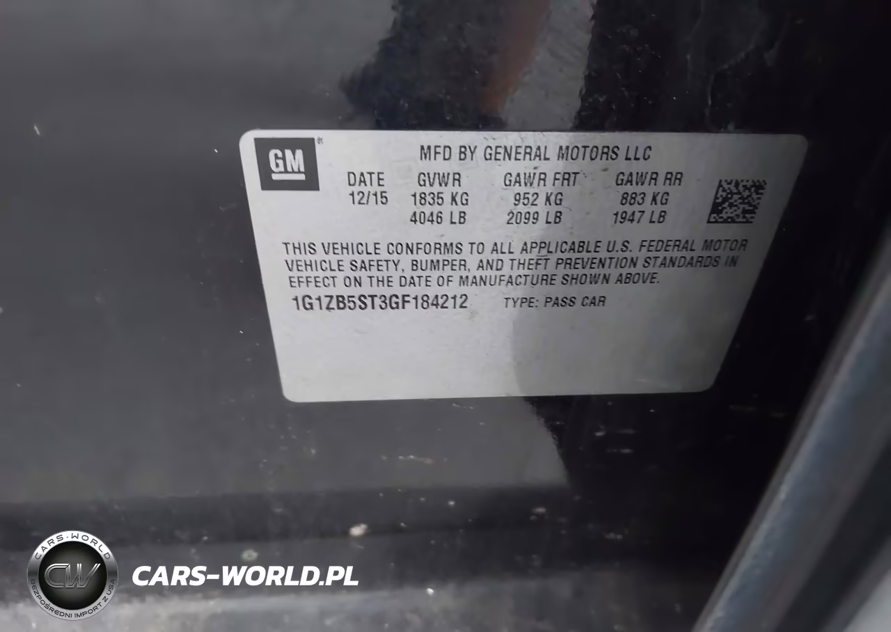2016 Chevrolet Malibu Ls VIN:1G1ZB5ST3GF184212 - 9