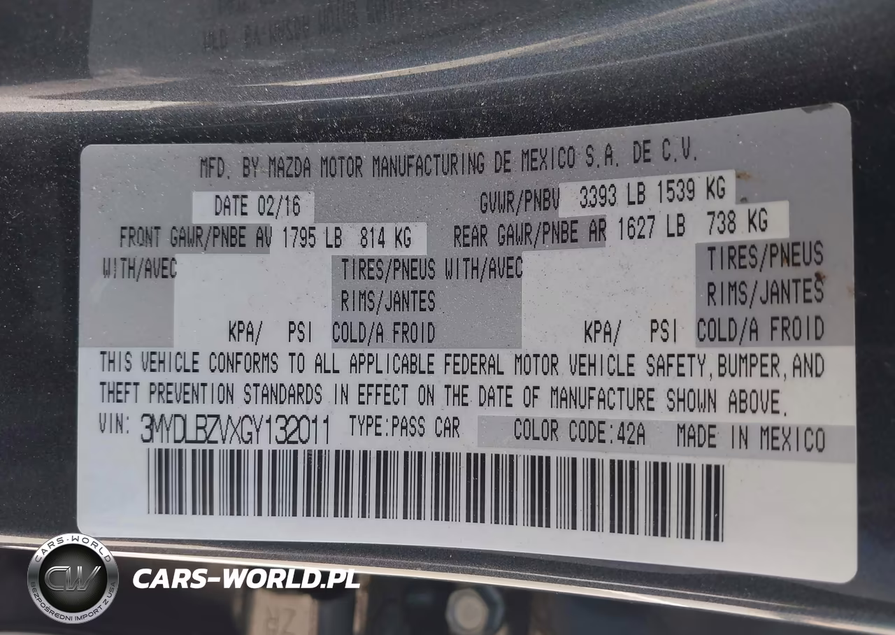 2016 Scion Ia VIN:3MYDLBZVXGY132011 - 9