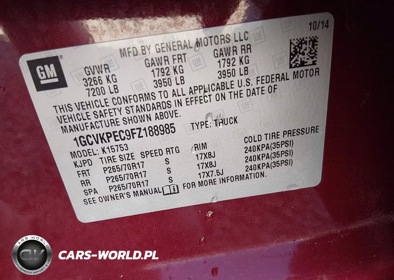 2015 Chevrolet Silverado 1500 Ls VIN:1GCVKPEC9FZ188985 - 9