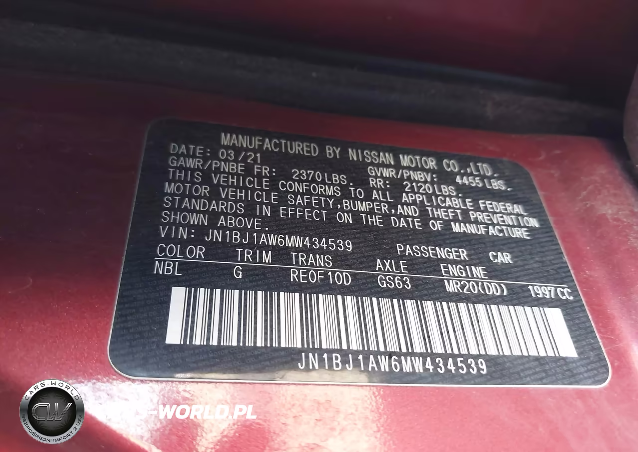 2021 Nissan Rogue Sport S Awd Xtronic Cvt VIN:JN1BJ1AW6MW434539 - 9