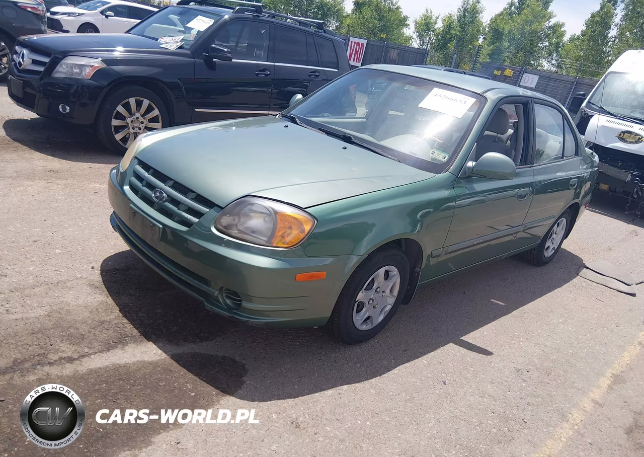 2005 Hyundai Accent Gls VIN:KMHCG45C25U672351 - 2