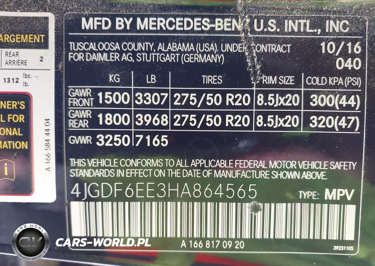 2017 Mercedes-Benz Gls 450 4Matic VIN:4JGDF6EE3HA864565 - 9