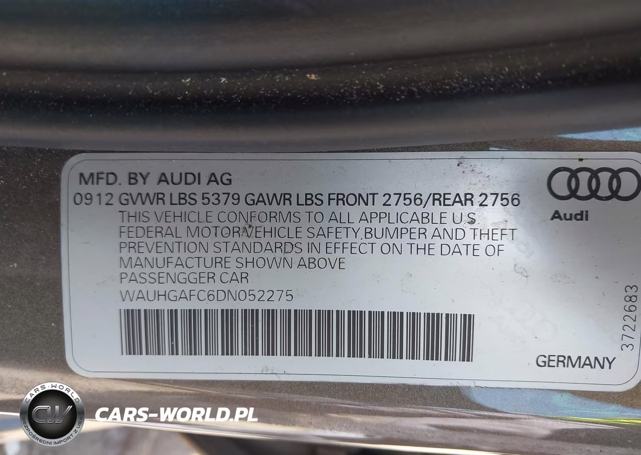 2013 Audi A6 3.0T Premium VIN:WAUHGAFC6DN052275 - 9