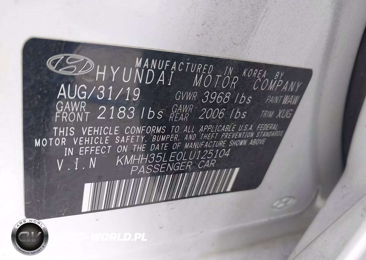 2020 Hyundai Elantra Gt VIN:KMHH35LE0LU125104 - 9