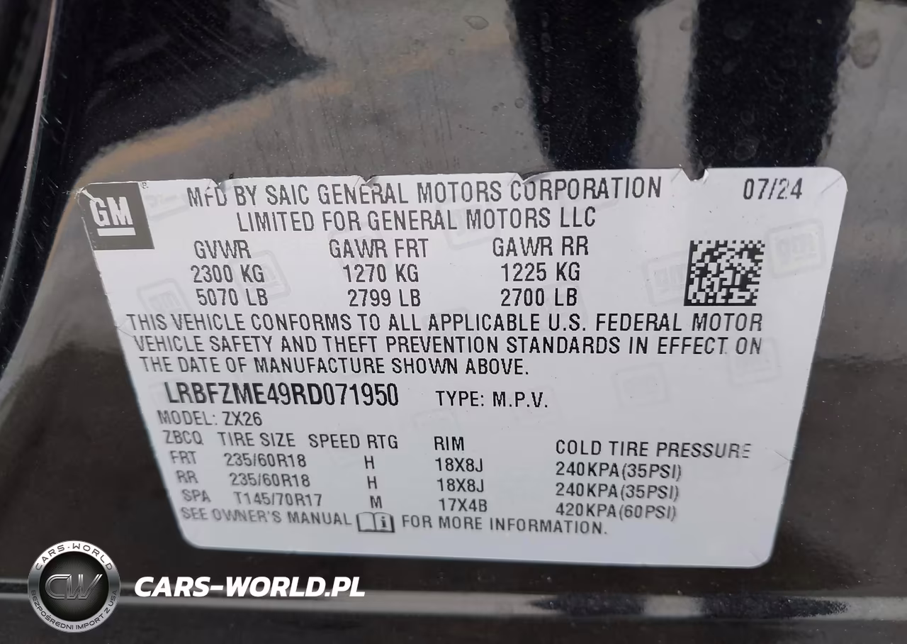 2024 Buick Envision Preferred Awd VIN:LRBFZME49RD071950 - 9