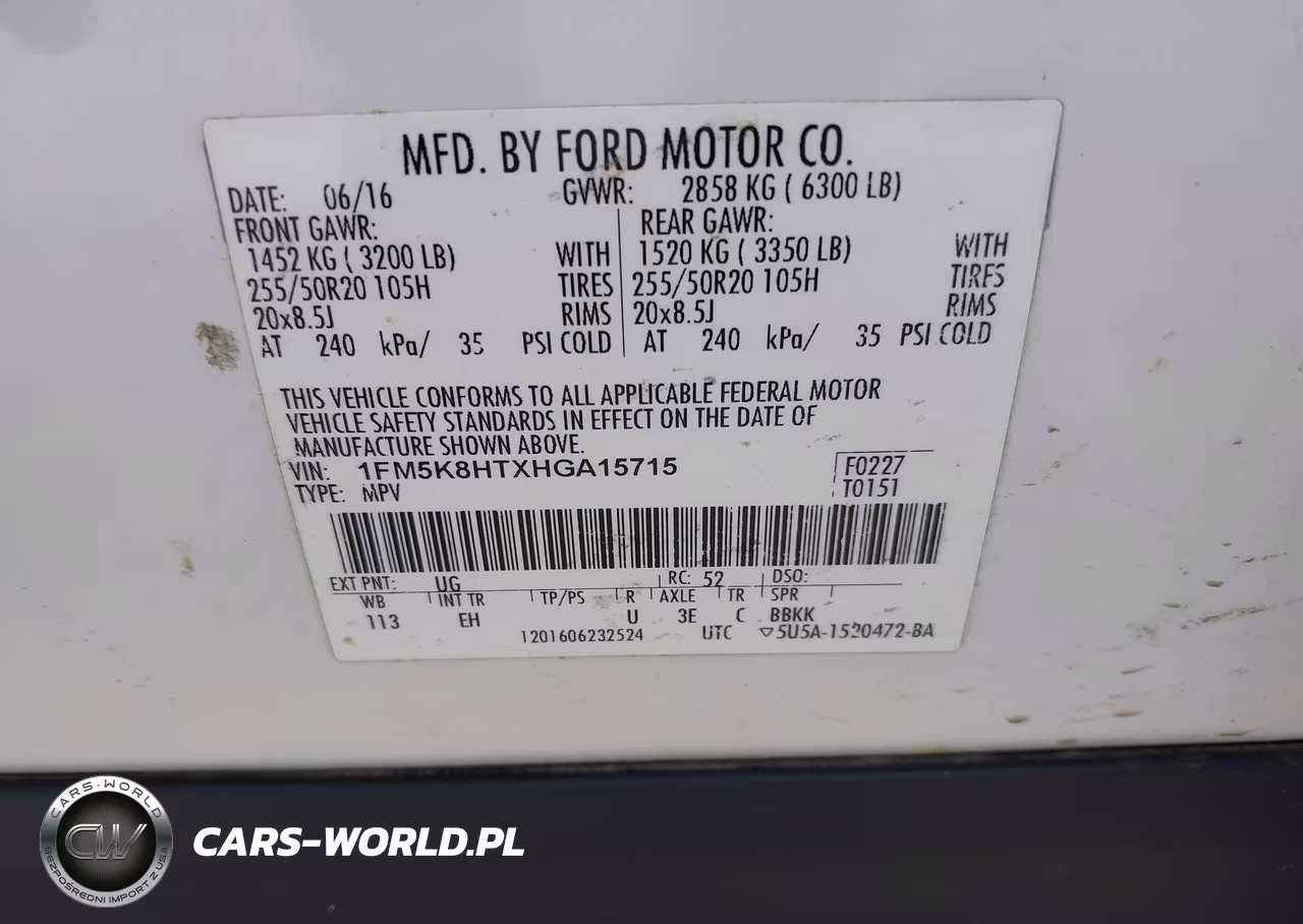 2017 Ford Explorer Platinum VIN:1FM5K8HTXHGA15715 - 9