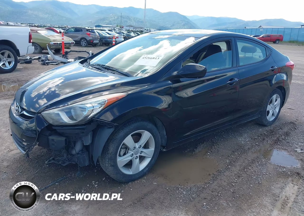 2013 Hyundai Elantra Gls VIN:KMHDH4AEXDU791451 - 2