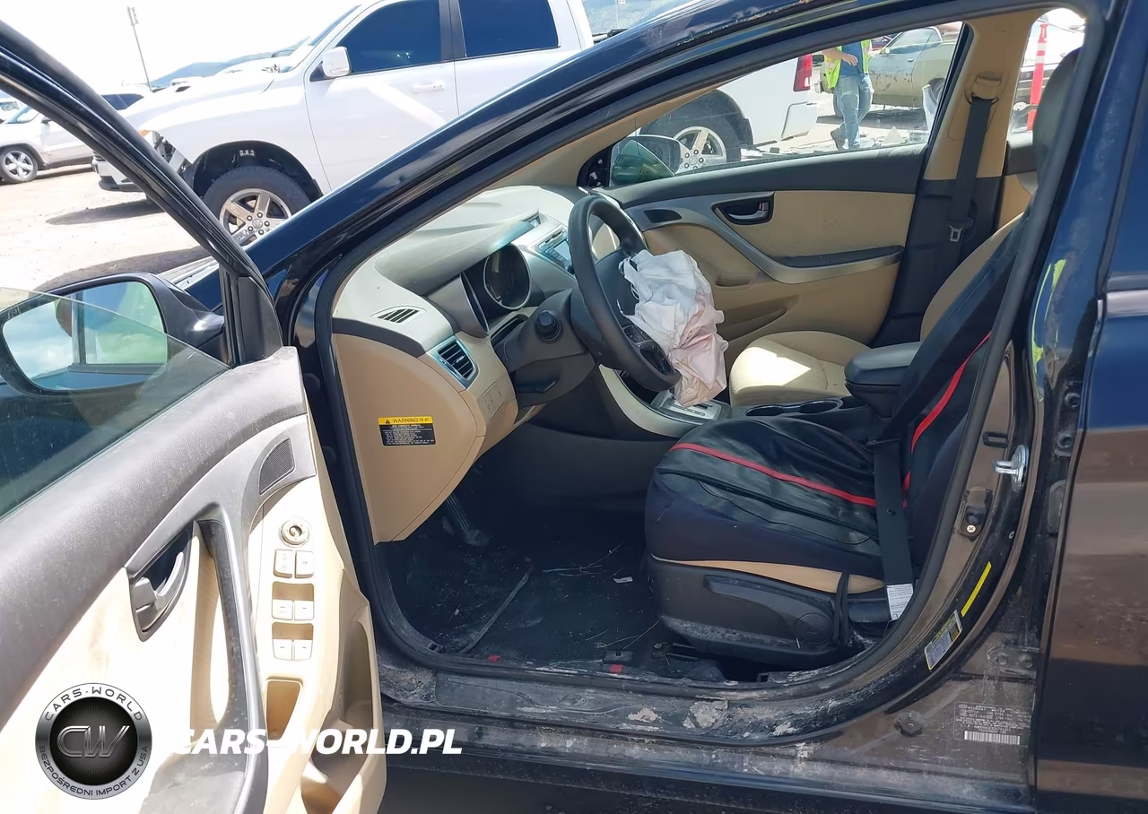 2013 Hyundai Elantra Gls VIN:KMHDH4AEXDU791451 - 5