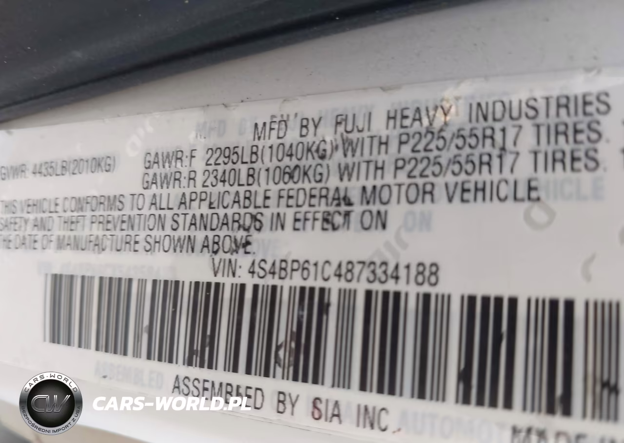 2008 Subaru Outback 2.5I-2.5I L.l. Bean Edition VIN:4S4BP61C487334188 - 9