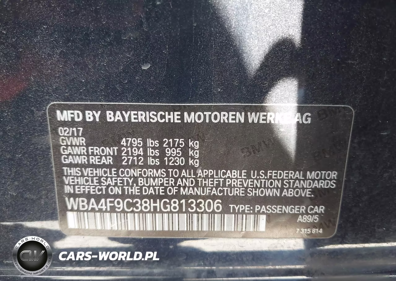2017 BMW 430I Gran Coupe xDrive VIN:WBA4F9C38HG813306 - 9