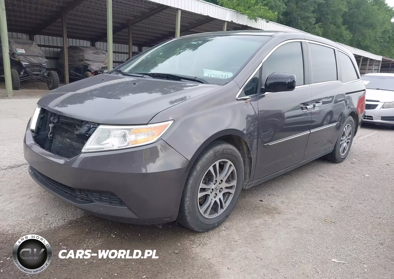 2013 Honda Odyssey Ex-L VIN:5FNRL5H62DB076797 - 2