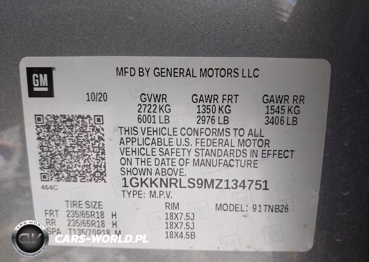 2021 GMC Acadia Awd Sle VIN:1GKKNRLS9MZ134751 - 9