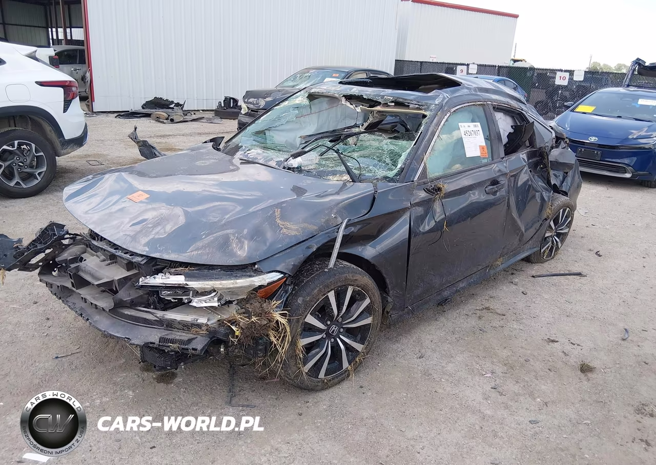 2022 Honda Civic Ex VIN:JHMFE1F76NX007182 - 2