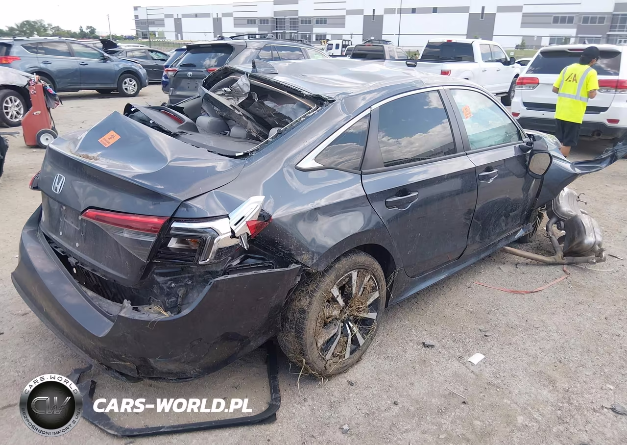 2022 Honda Civic Ex VIN:JHMFE1F76NX007182 - 4
