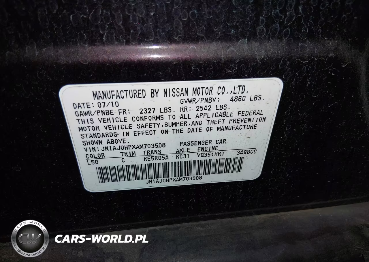 2010 Infiniti Ex35 Journey VIN:JN1AJ0HPXAM703508 - 9