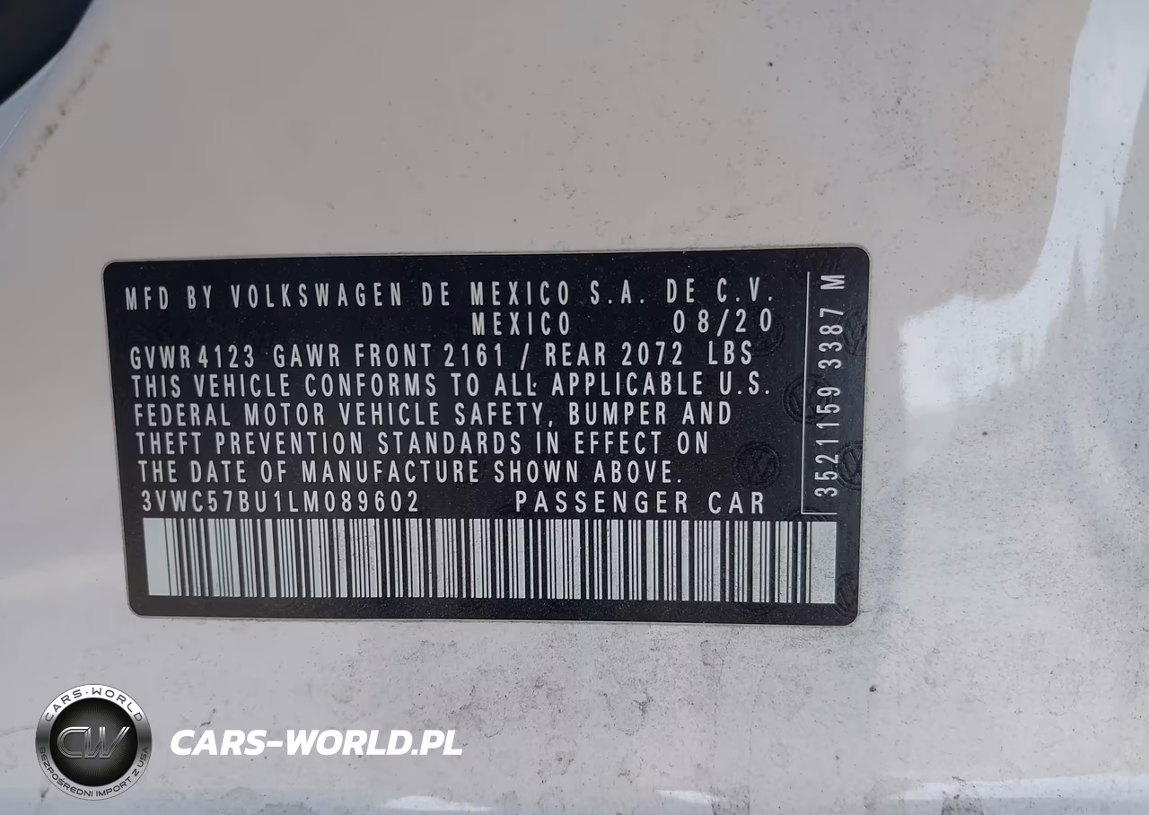 2020 Volkswagen Jetta 1.4T R-Line-1.4T S-1.4T Se VIN:3VWC57BU1LM089602 - 9