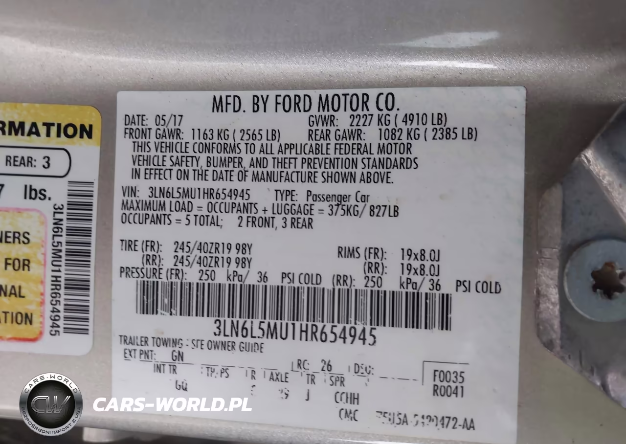 2017 Lincoln Mkz Hybrid Reserve VIN:3LN6L5MU1HR654945 - 9