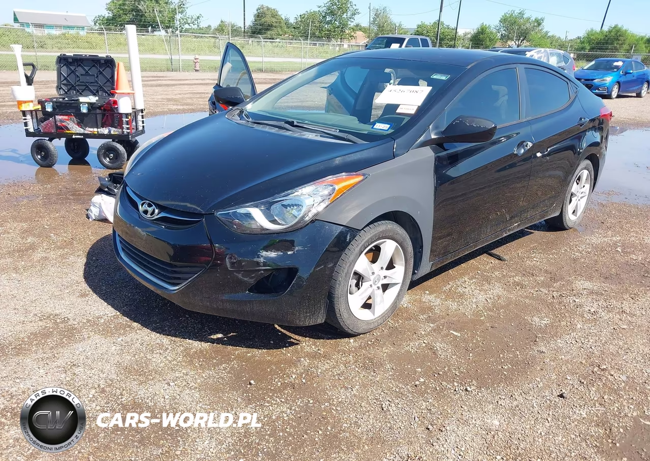 2013 Hyundai Elantra Gls VIN:KMHDH4AE9DU606788 - 2